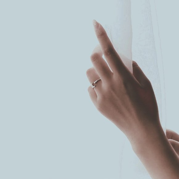 925 Sterling Silver Crescent Moon Ring Open Ring Moon Jewelry Celestial - Picture 9 of 9